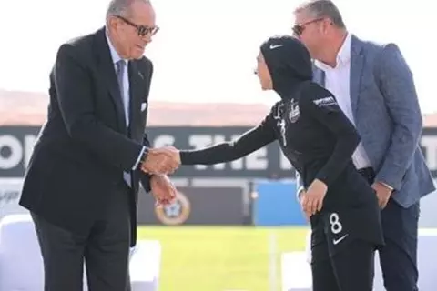 محمد منصور يهنئ فريق "مسار" للسيدات بعد التتويج بلقب الدوري المصري للمرة الثانية